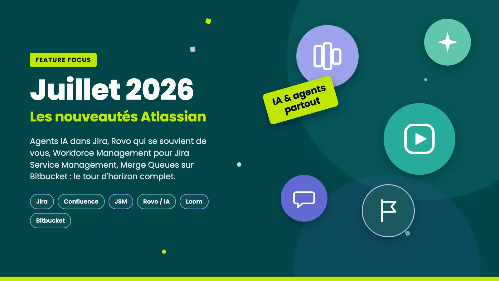 Atlassian Feature Focus Juillet 2026 — Toutes les nouveautés clés du mois