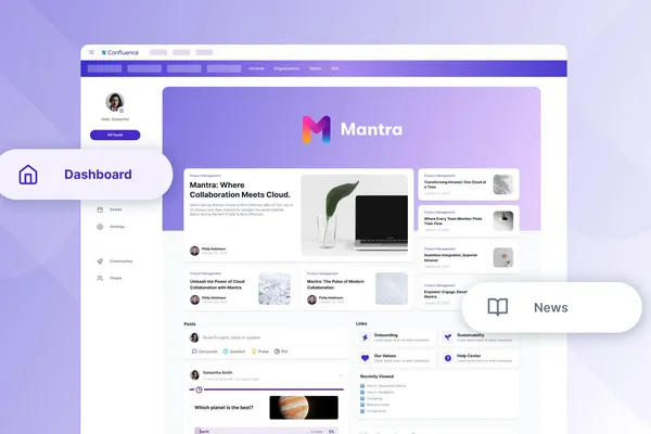 Implémentation Intranet sur Confluence avec Mantra - Seibert Apps