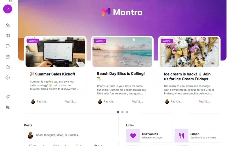 Communication Entreprise avec Mantra et Confluence- Seibert Apps